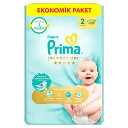 Prima Bebek Bezi Premium Care 2 Numara 60 Adet Ekonomik Paket - 3