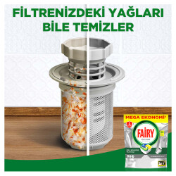 Fairy Platinum Bulaşık Makinesi Deterjanı Kapsülü/Tableti 60 Yıkama Limon Kokulu - 10