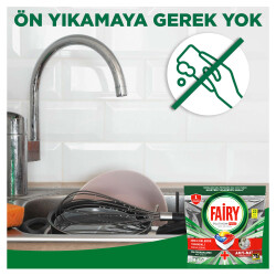 Fairy Platinum Plus Bulaşık Makinesi Deterjanı Kapsülü 22 Yıkama Limon Kokulu - 11