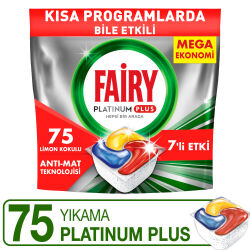 Fairy Platinum Plus Bulaşık Makinesi Deterjanı Kapsülü/Tableti 75 Yıkama - 2