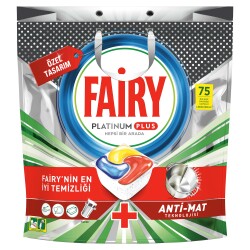 Fairy Platinum Plus Bulaşık Makinesi Deterjanı Kapsülü/Tableti 75 Yıkama Limon Kokulu Özel Tasarım - 2