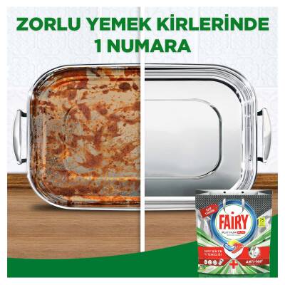 Fairy Platinum Plus Bulaşık Makinesi Deterjanı Kapsülü/Tableti 75 Yıkama Limon Kokulu Özel Tasarım - 6