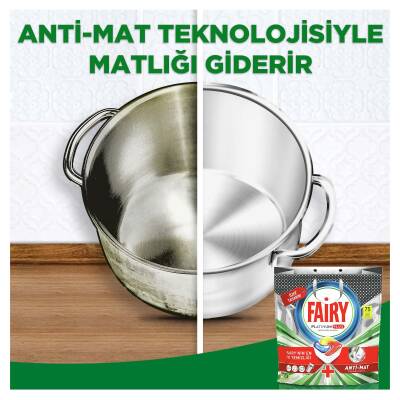 Fairy Platinum Plus Bulaşık Makinesi Deterjanı Kapsülü/Tableti 75 Yıkama Limon Kokulu Özel Tasarım - 7