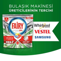 Fairy Platinum Plus Bulaşık Makinesi Deterjanı Kapsülü/Tableti 75 Yıkama Limon Kokulu Özel Tasarım - 10