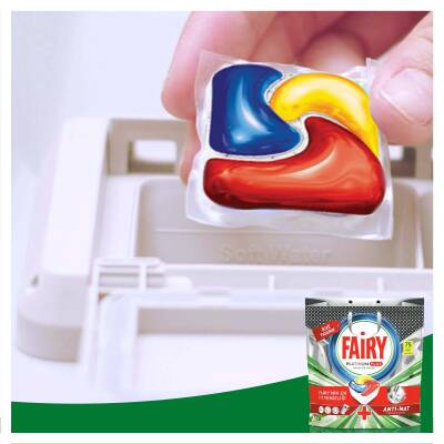 Fairy Platinum Plus Bulaşık Makinesi Deterjanı Kapsülü/Tableti 75 Yıkama Limon Kokulu Özel Tasarım - 11