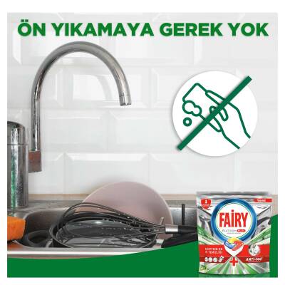 Fairy Platinum Plus Bulaşık Makinesi Kapsülü 120 Yıkama - 8