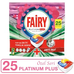 Fairy Platinum Plus Bulaşık Makinesi Kapsülü Limon Kokulı 25li - 1