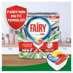 Fairy Platinum Plus Bulaşık Makinesi Kapsülü Limon Kokulı 25li - 5