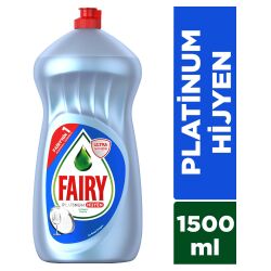 Fairy Platinum Hijyen Sıvı Bulaşık Deterjanı 1500 Ml Limon Kokulu - 3