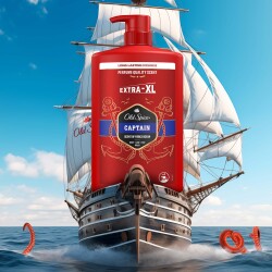 Old Spice Captain Erkek Duş Jeli Ve Şampuan 1000 Ml Xxl Büyük Boy - 7