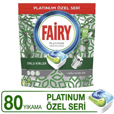 Fairy Platinum Bulaşık Makinesi Deterjanı Kapsülü 80 Yıkama Özel Seri - 1