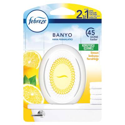 Febreze Hava Ferahlatıcı Banyo Oda Kokusu Limon Kokusu Ferahlığı - 2