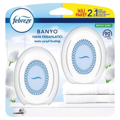 Febreze Hava Ferahlatıcı Banyo Oda Kokusu Temiz Çarşaf Ferahlığı - 2