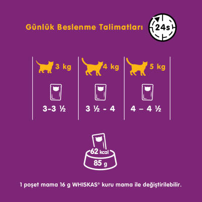 Whiskas Balık Çeşitleri 4'Lü 340 Gr - 5