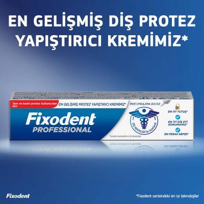 Fıxodent Diş Protez Yapıştırıcı Krem Professıonal 40G - 8