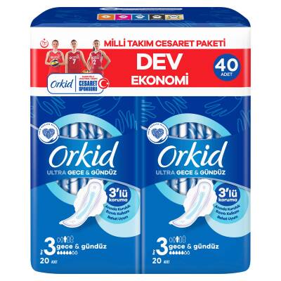 Orkid Ultra Extra Gece 40'Lı Cesaret Paketi - 3