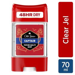 Old Spice Captain Erkekler İçin Terleme Önleyici Deodorant Clear Jel Stick 70 Ml - 1