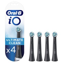 Oral-B İo Ultimate Clean Siyah Diş Fırçası Başlığı 4 Adet - 1