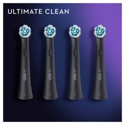 Oral-B İo Ultimate Clean Siyah Diş Fırçası Başlığı 4 Adet - 4