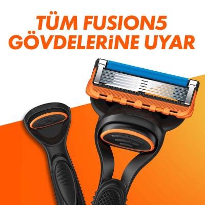 Gillette Fusion Avantajlı Yedek Tıraş Bıçağı 8'li - 12