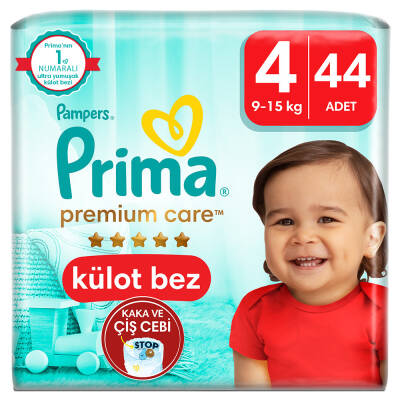 Prima Premium Care Külot Bebek Bezi 4 Numara 44 Adet Maxi İkiz Paket  - 1