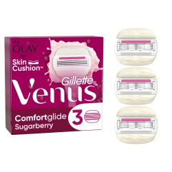 Gillette Venus Comfort Glide Sugarberry 3 Adet Yedek Başlık - 1