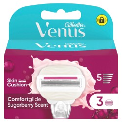 Gillette Venus Comfort Glide Sugarberry 3 Adet Yedek Başlık - 2