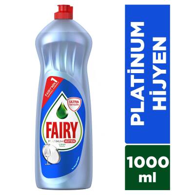 Fairy Platinum Hijyen Sıvı Bulaşık Deterjanı 1000 Ml Limon Kokulu - 1