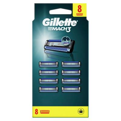 Gillette Mach3 Avantajlı Yedek Tıraş Bıçağı 8'li - 4