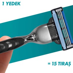 Gillette Mach3 Avantajlı Yedek Tıraş Bıçağı 8'li - 8