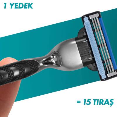 Gillette Mach3 Avantajlı Yedek Tıraş Bıçağı 8'li - 7