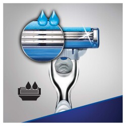 Gillette Mach3 Turbo 4 Adet Yedek Tıraş Bıçağı Kırmızı Seri - 4