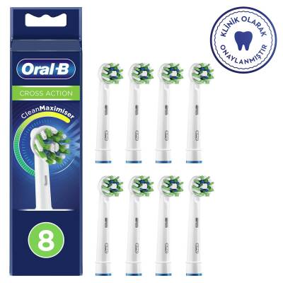 Oral-B Cross Action 8 Cleanmaximizer Yedek Başlık - 1