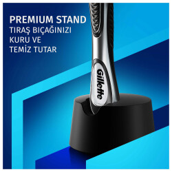 Gillette Proglide Tıraş Makinesi ve Yedek Bıçağı 4'lü + Tıraş Bıçağı Standı - 12