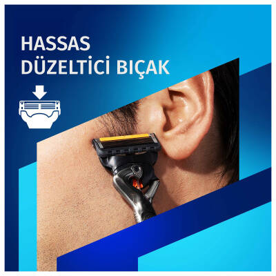 Gillette Proglide Tıraş Makinesi ve Yedek Bıçağı 4'lü + Tıraş Bıçağı Standı - 5