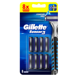 Gillette Sensor3 8 Adet Yedek Tıraş Bıçağı - 3