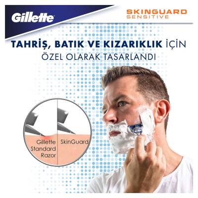 Gillette Skinguard Tıraş Makinesi + Yedek Tıraş Bıçağı - 6