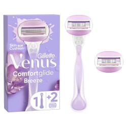 Gillette Venus Comfort Glide Breeze Tıraş Makinesi 2 Adet Yedek Başlık - 1