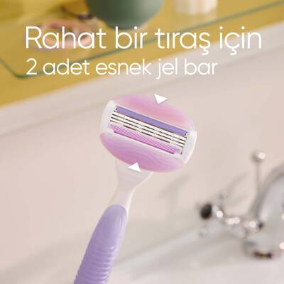 Gillette Venus Comfort Glide Breeze Tıraş Makinesi 2 Adet Yedek Başlık - 5