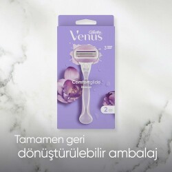 Gillette Venus Comfort Glide Breeze Tıraş Makinesi 2 Adet Yedek Başlık - 15