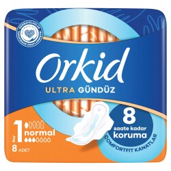 Orkid Ultra Extra Hijyenik Ped Normal Tekli Paket 8 Ped - 2