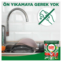 Fairy Platinum Plus Bulaşık Makinesi Deterjanı Kapsülü/Tableti 40 Yıkama Limon Kokulu - 6