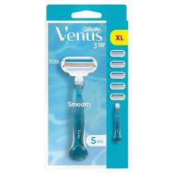 Gillette Venus Smooth Tıraş Makinesi + 5 Adet Yedek Başlık - 3