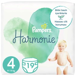  Prima Harmonie Bebek Bezi 4 Beden 19 Adet - 1