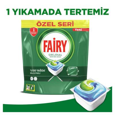 Fairy Hepsi Bir Arada Bulaşık Makinesi Deterjanı Kapsülü/Tableti 29 Yıkama Özel Seri - 3