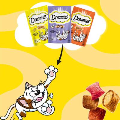 Dreamies Somonlu Peynirli 60 Gr - 4