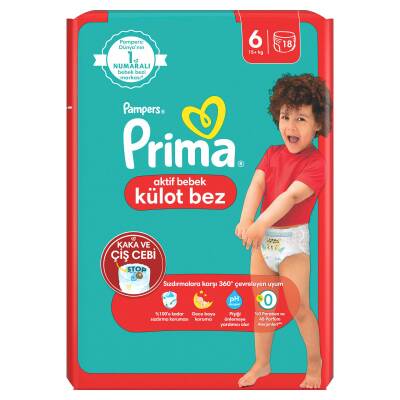 Pampers Kulot Bez Carry Pack S6 18Ct - 2