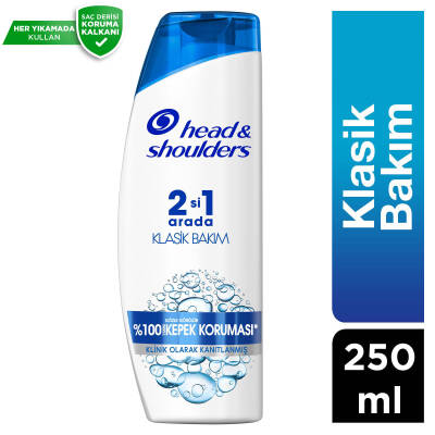 Head & Shoulders Klasik Bakım 2'Si 1 Arada Kepeğe Karşı Etkili Şampuan 250 Ml - 1