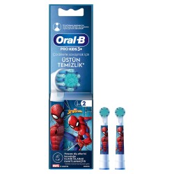 Oral-B Şarjlı Diş Fırçası Yedek Başlığı Spiderman 2 Adet Ürün - 1