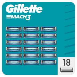 Gillette Mach3 Yedek Tıraş Bıçağı 18 Adet Karton Paket - 1